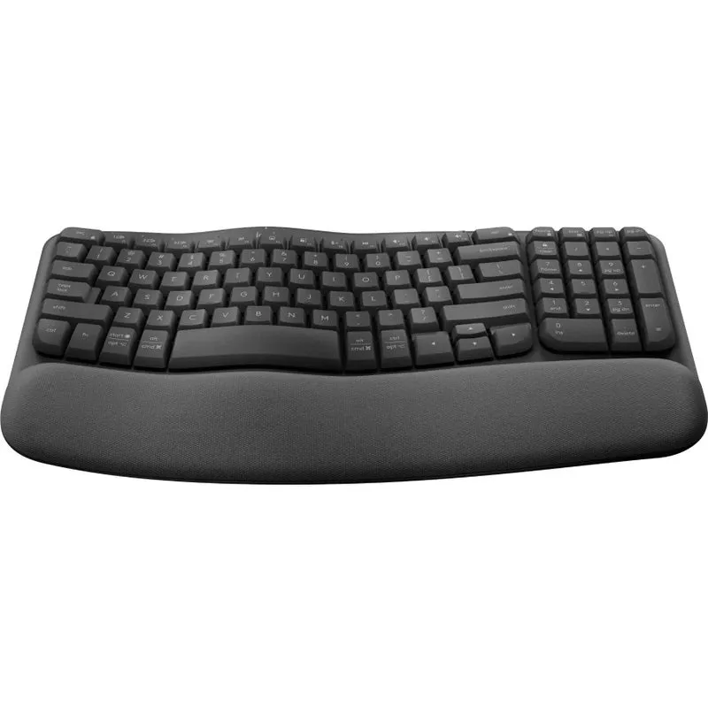 Logitech Wave Keys Keyboard Wireless Ergonomic Black