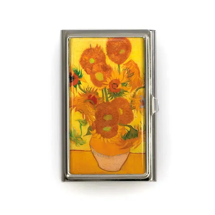 Lucy Lu Card Case: Van Gogh Sunflowers