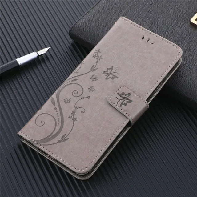 Luxury Leather Wallet Case For iPhone 12 Holder Card Slots Flip Cover Stand Bag