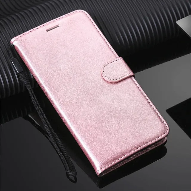 Luxury Leather Wallet Case For iPhone 12 Holder Card Slots Flip Cover Stand Bag