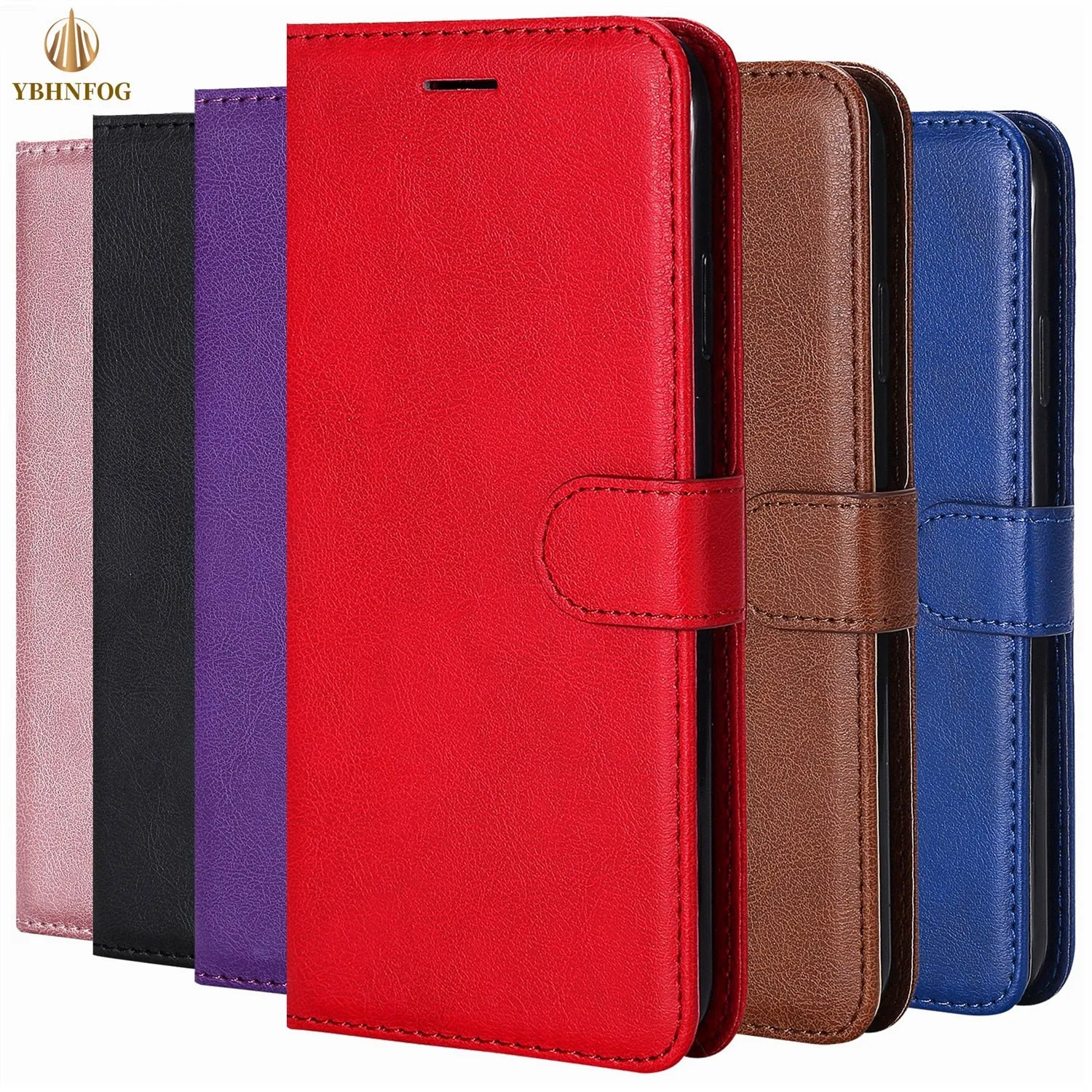 Luxury Leather Wallet Case For iPhone 12 Holder Card Slots Flip Cover Stand Bag