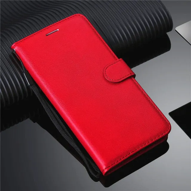 Luxury Leather Wallet Case For iPhone 12 Holder Card Slots Flip Cover Stand Bag