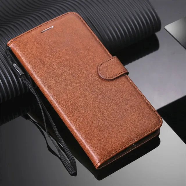 Luxury Leather Wallet Case For iPhone 12 Holder Card Slots Flip Cover Stand Bag