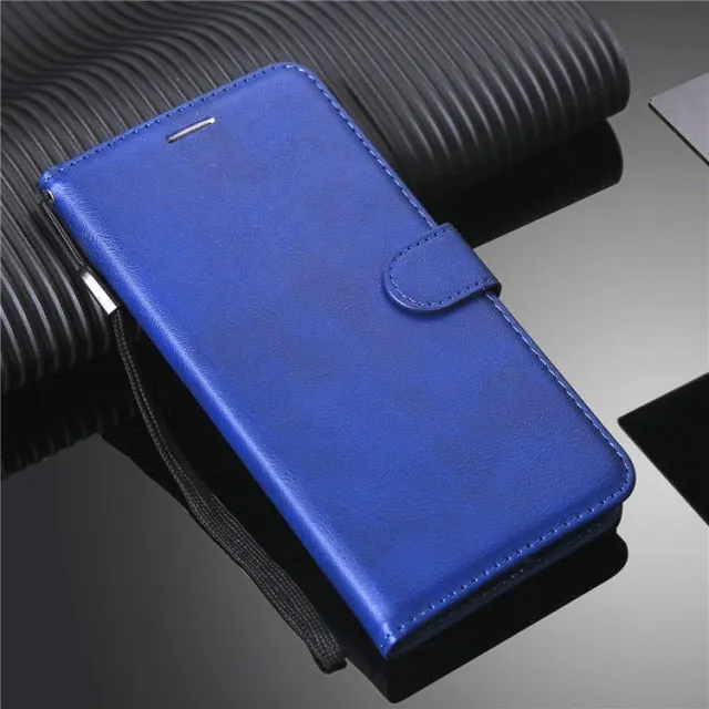 Luxury Leather Wallet Case For iPhone 12 Holder Card Slots Flip Cover Stand Bag