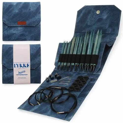 Lykke Indigo Variable Length Interchangeable Circular Needle Set | With Carrying Case