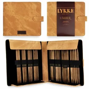 Lykke Umber 6" Double Pointed Needle Set - Large | With Carrying Case