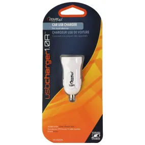 Lynco PowerUp 1-Amp Car Charger Single USB Adapter - White (191-052376)