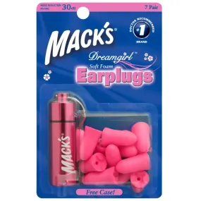 Mack&#39;s Dreamgirl Foam Ear Plugs (7 pairs)