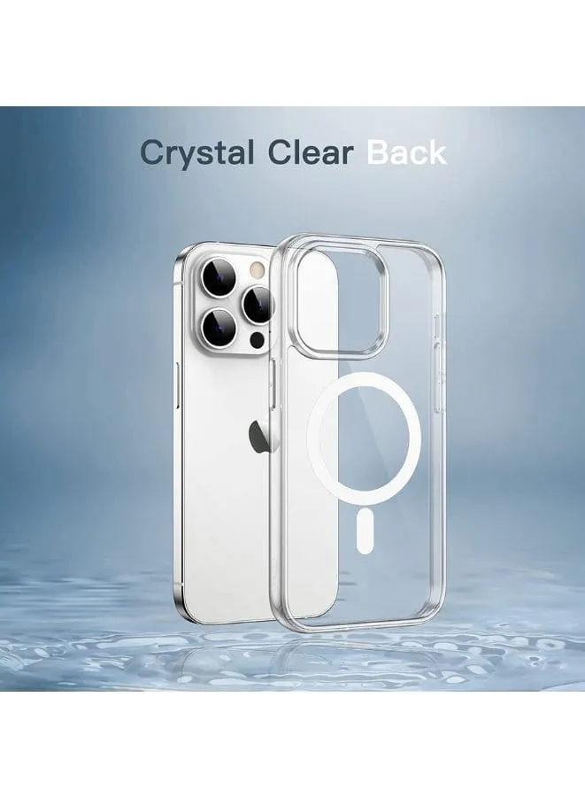 Magnetic Case Cover for iPhone 14 Pro Max Crystal Clear Shockproof Bumper Anti-Scratch, HD Crystal Clear Support All Accessories