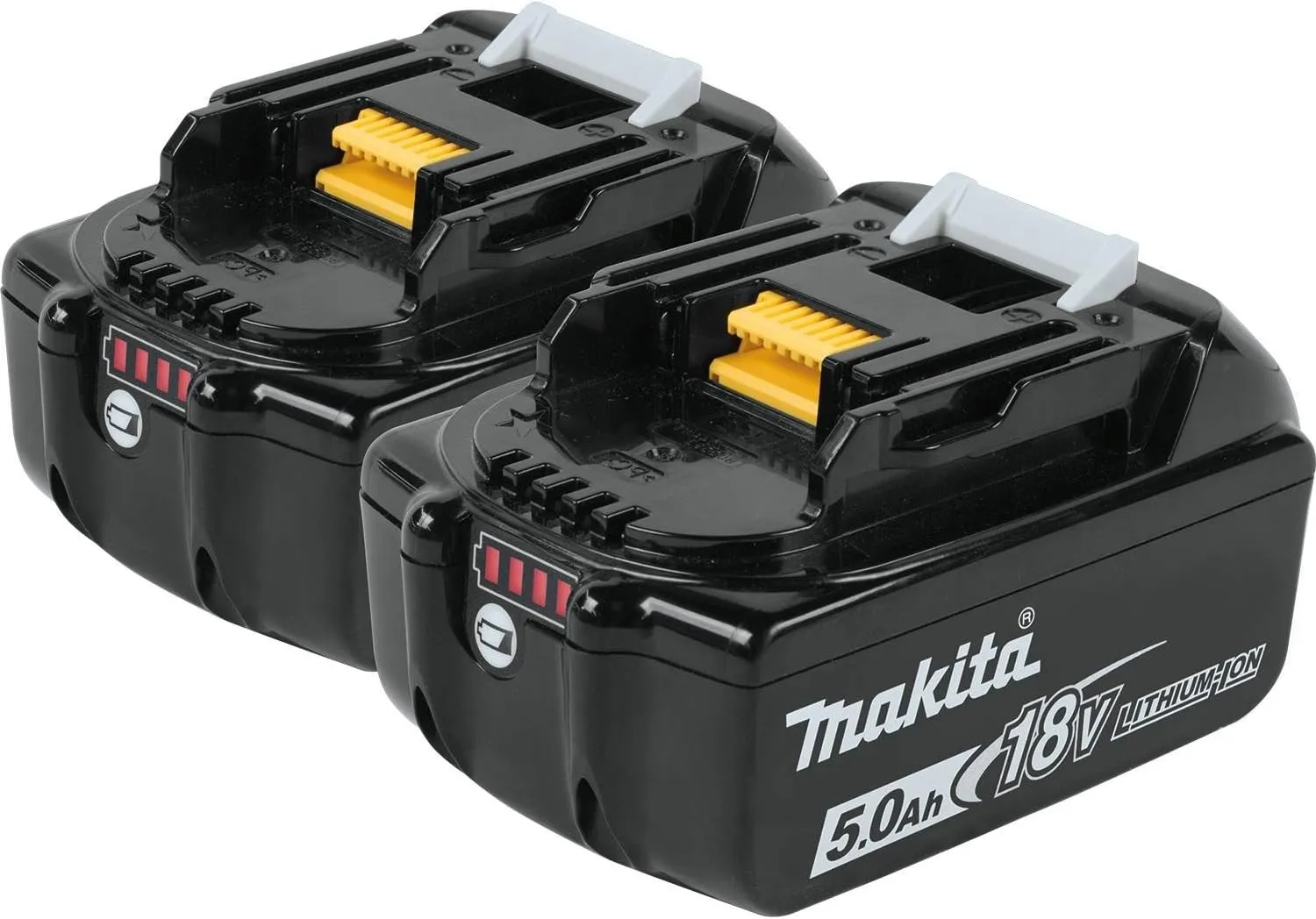 Makita 2x 18V LXT® Lithium-Ion Battery and Dual Port Charger Starter Pack (5.0Ah) Y-00359