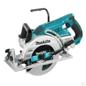 Makita 36V(18Vx2) LXT Brushless 7-1/4" Circular Saw, 5.0Ah x2Kit 558 Cuts In 2" x 4" Material DRS780PT2X