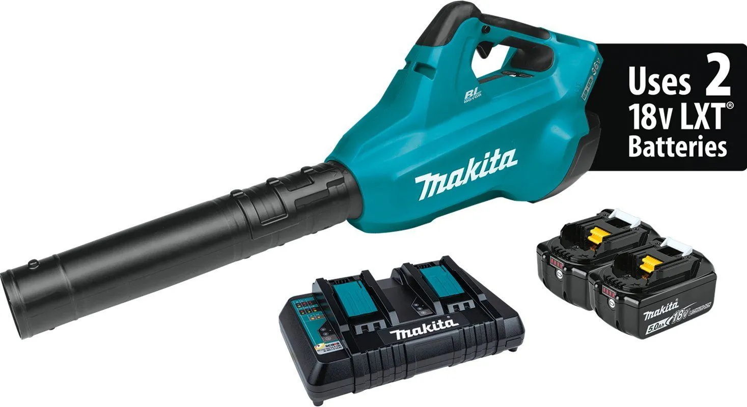 Makita (XBU02PT-R) 36V (18V X2) LXT® Brushless Blower Kit (5.0Ah) (Factory Reconditioned)