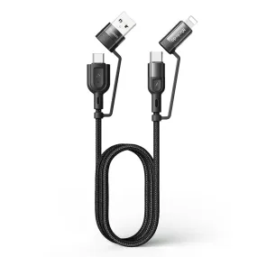 Mcdodo CA-807 | USB & Type-C to Type-C & Lightning Mobile Cable | 2-in-2 Cable