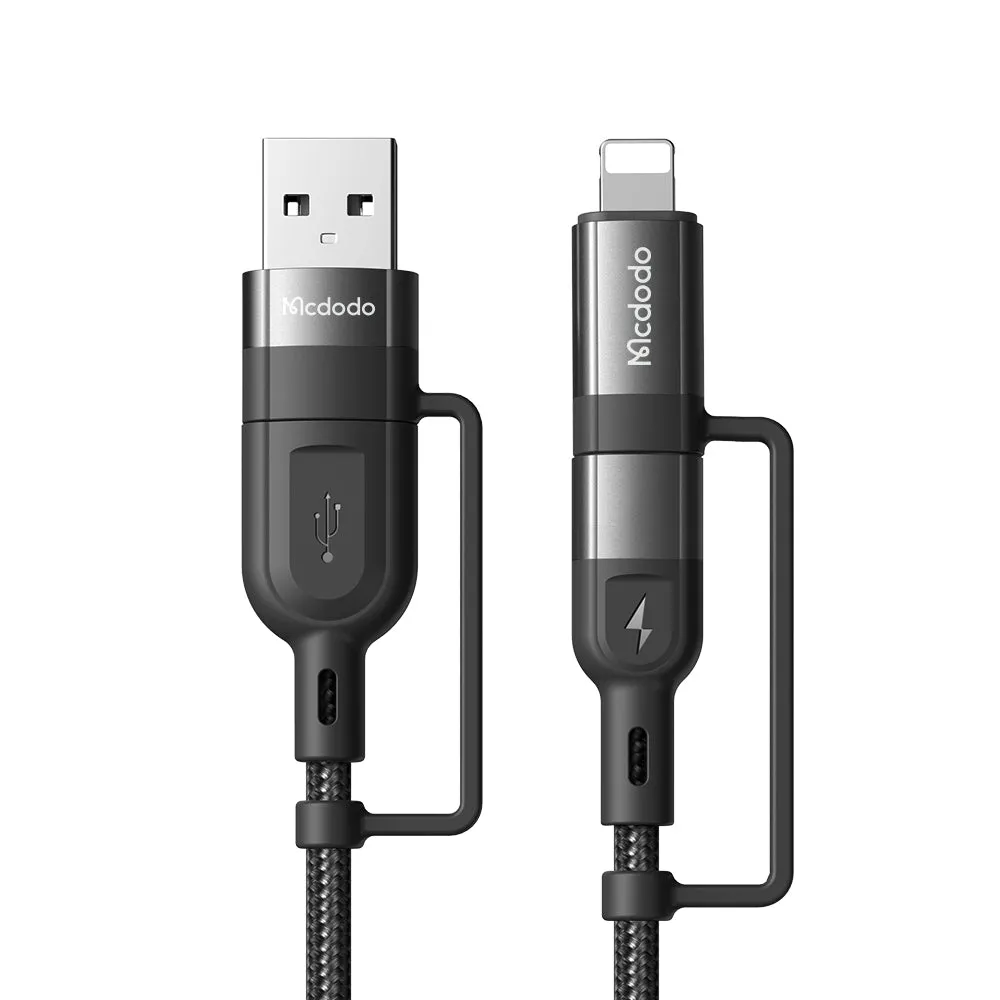 Mcdodo CA-807 | USB & Type-C to Type-C & Lightning Mobile Cable | 2-in-2 Cable