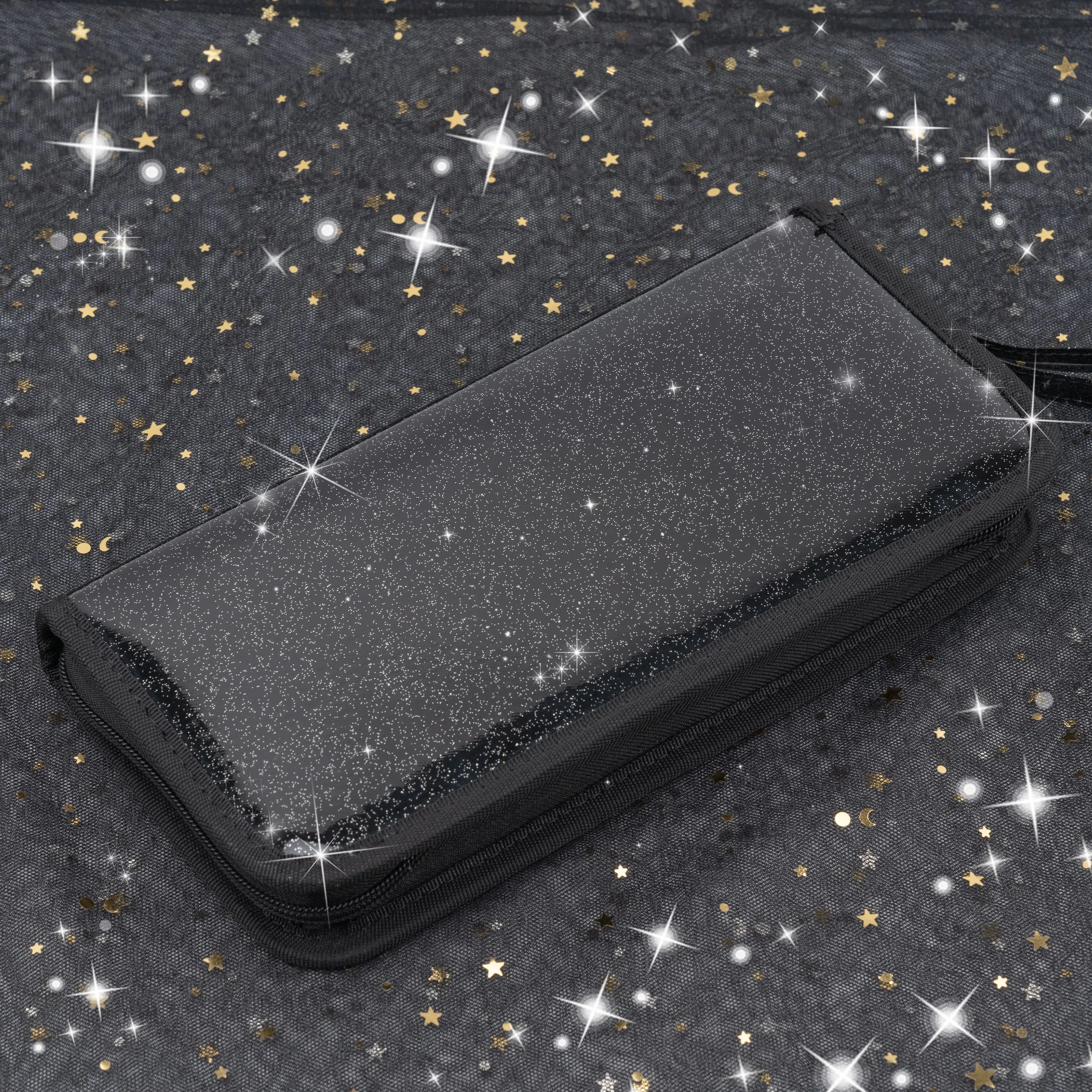 Mermaid or Black Glitter Carrying Case - Nintendo Switch Lite Standard OLED