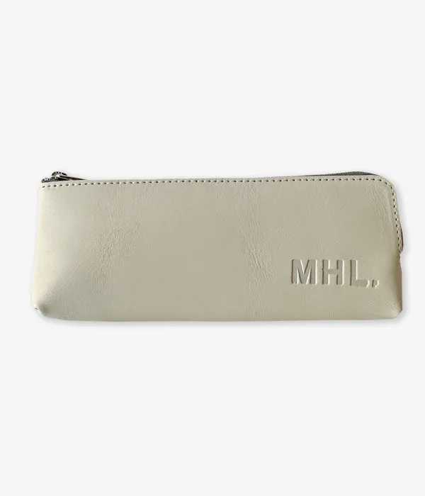 MHL./BASIC LEATHER PENCIL CASE (BEIGE)