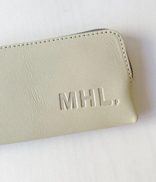 MHL./BASIC LEATHER PENCIL CASE (BEIGE)