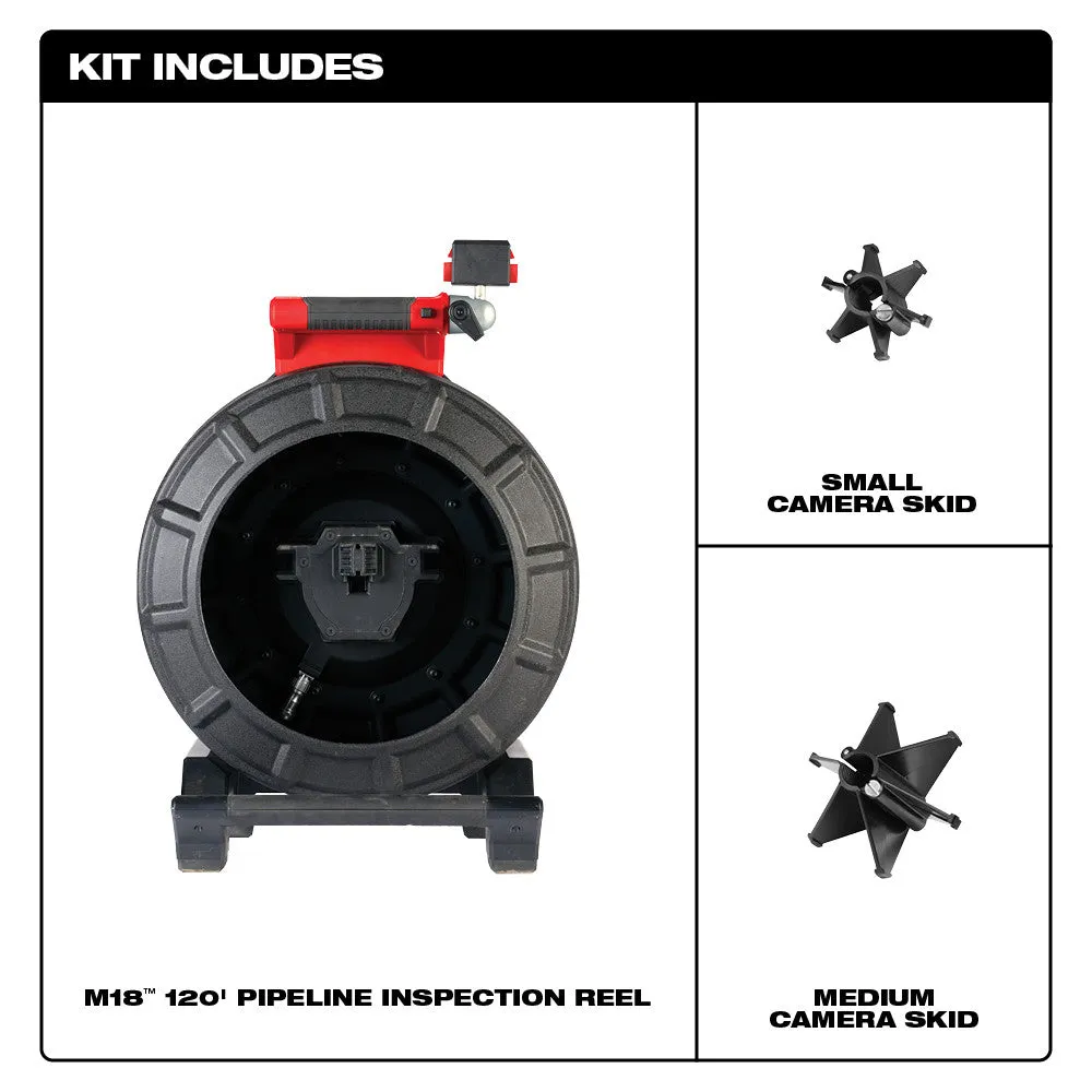 Milwaukee 2973-20 M18 120’ Pipeline Inspection Camera Reel System