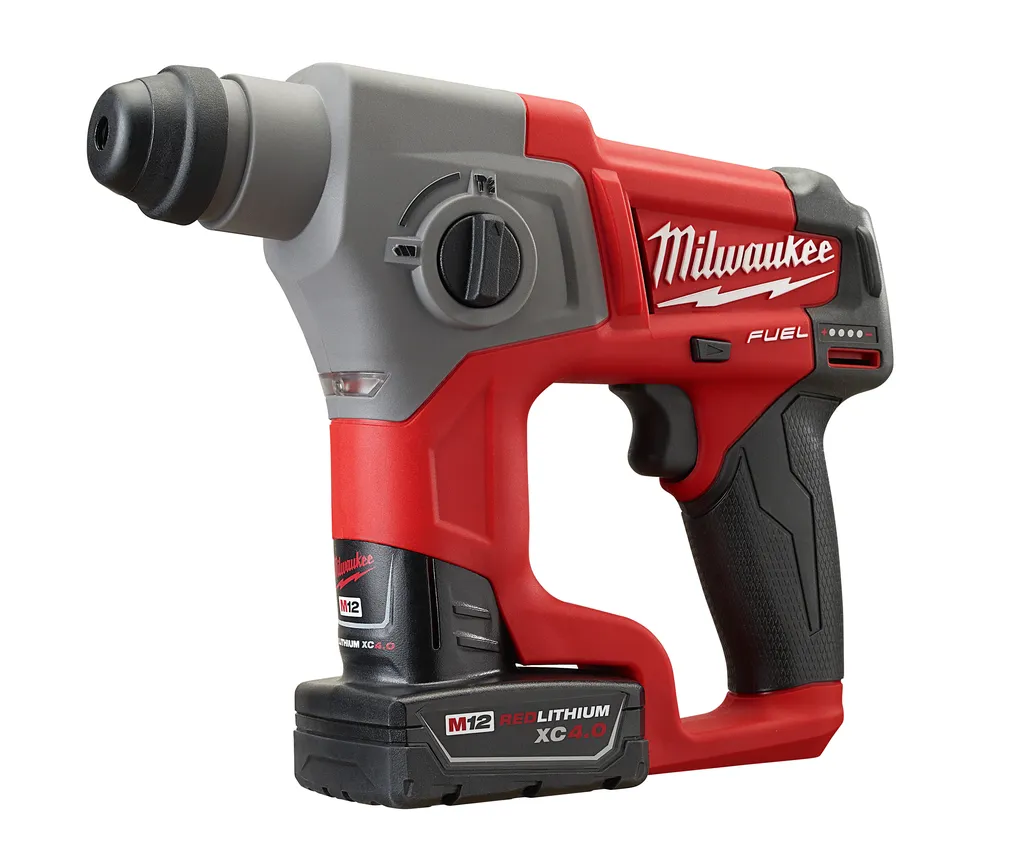 Milwaukee M12 Fuel 5/8" SDS Plus Rotary Hammer with 1 Bag Kit