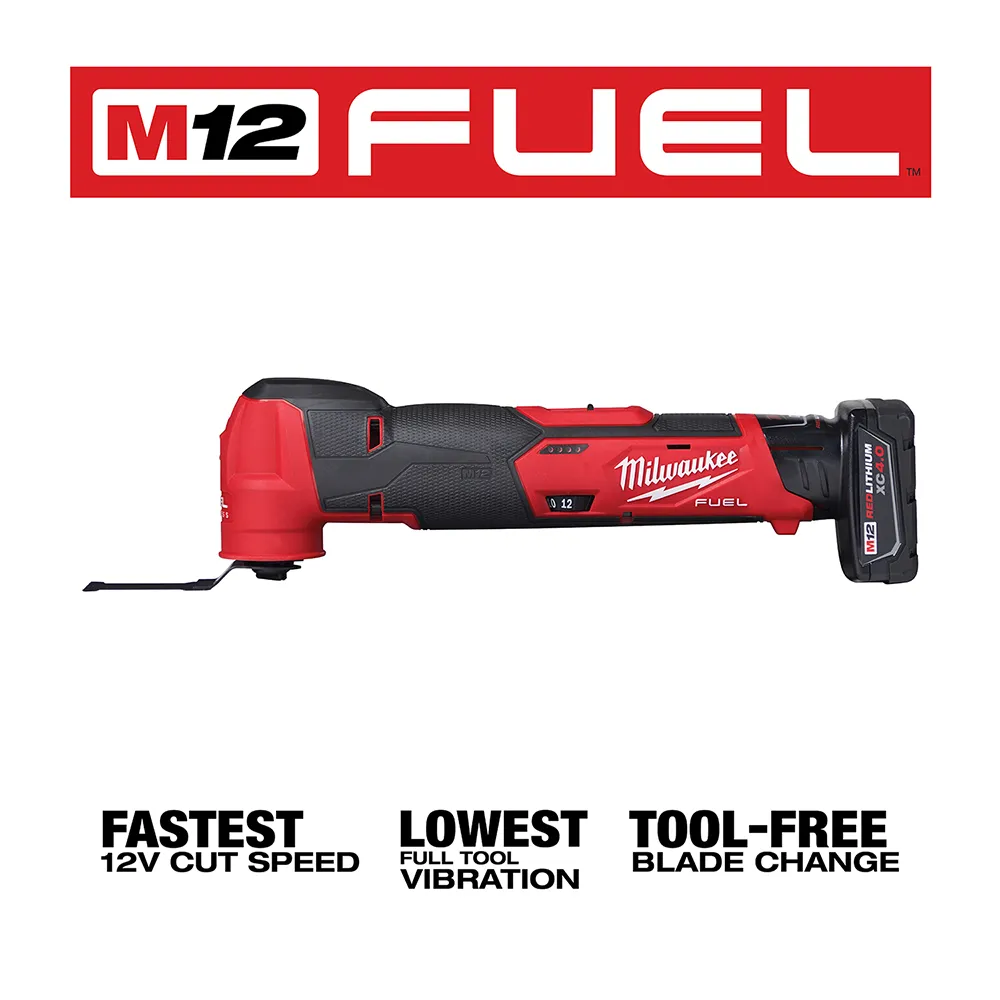 Milwaukee M12 Fuel Oscillating Multi-Tool Kit