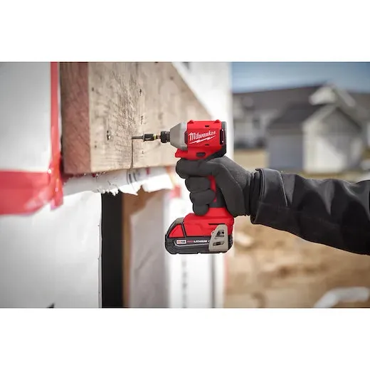 Milwaukee M18™ Compact Brushless 1/4" Hex Impact Driver Kit (1 Kit)