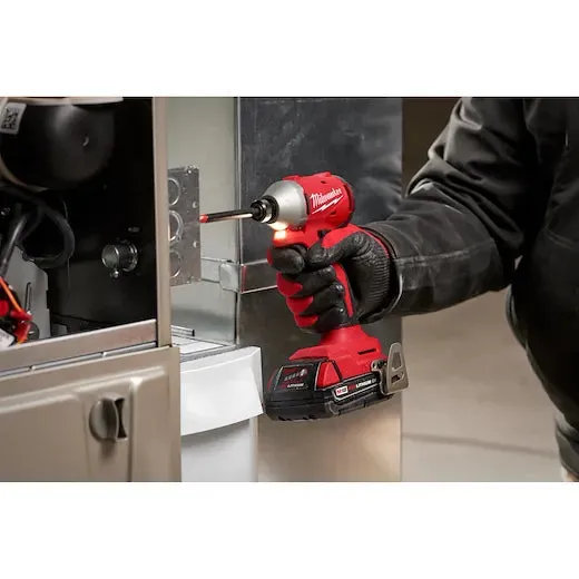 Milwaukee M18™ Compact Brushless 1/4" Hex Impact Driver Kit (1 Kit)