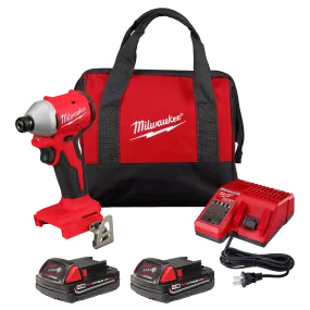 Milwaukee M18™ Compact Brushless 1/4" Hex Impact Driver Kit (1 Kit)