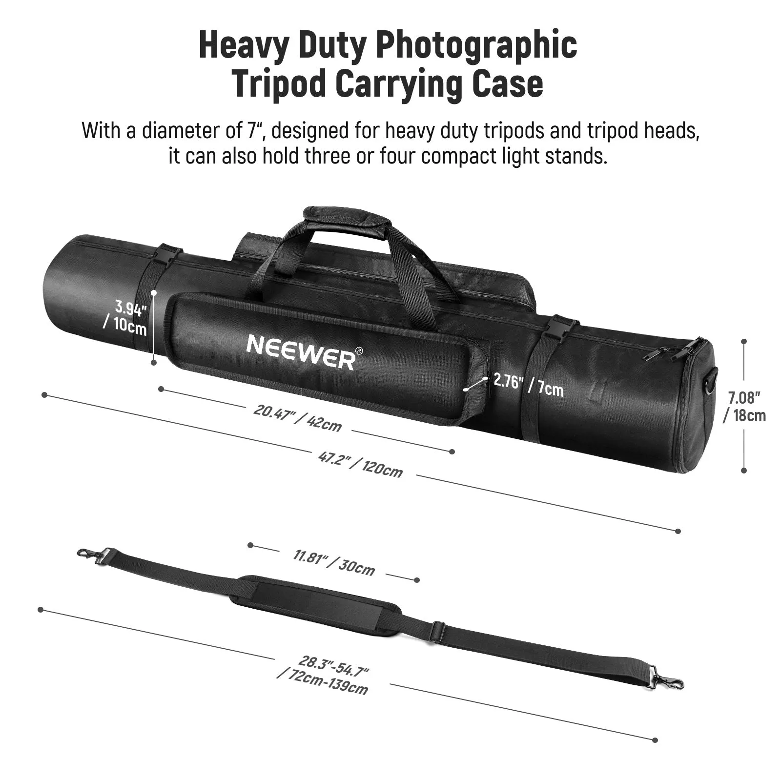 NEEWER 47"/1.2m Tripod Carrying Case