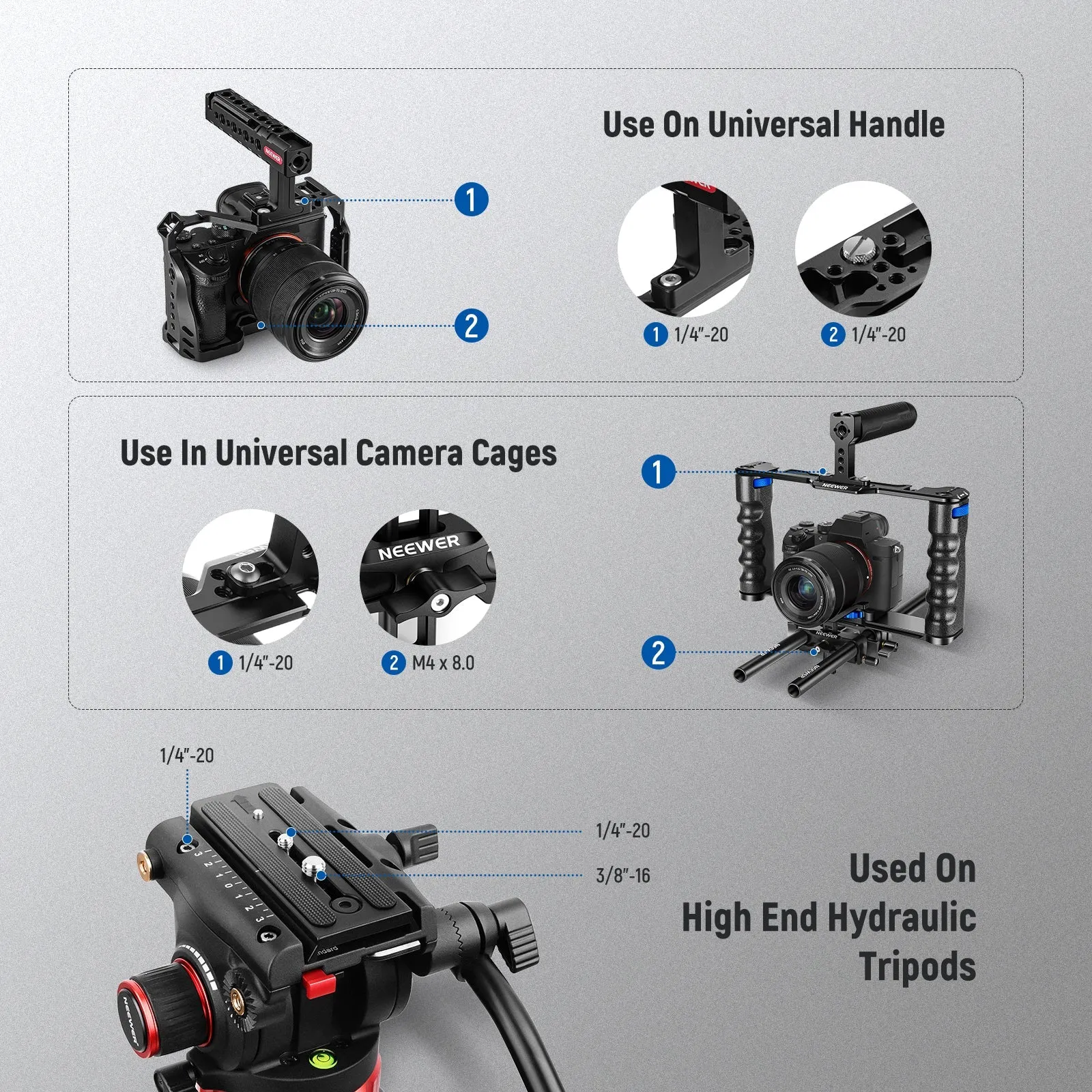 NEEWER UA002 26PCS Camera Screw Set