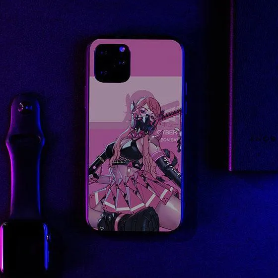 Neon Samurai LED Case for iPhone