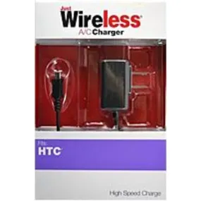 NOB Just Wireless 04232 A/C Charger for HTC Phones