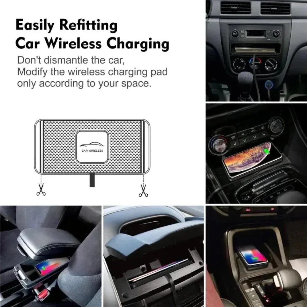 Nonslip Fast Wireless Car Charger Pad