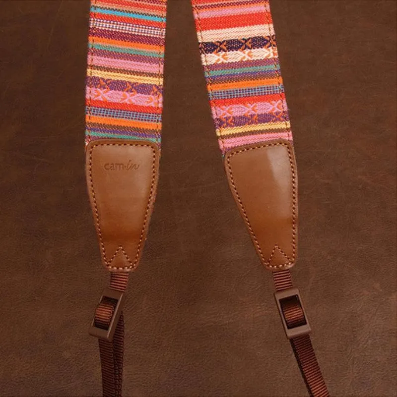 Orange Stripe Bohemian Series Strap DSLR Camera Strap 7211