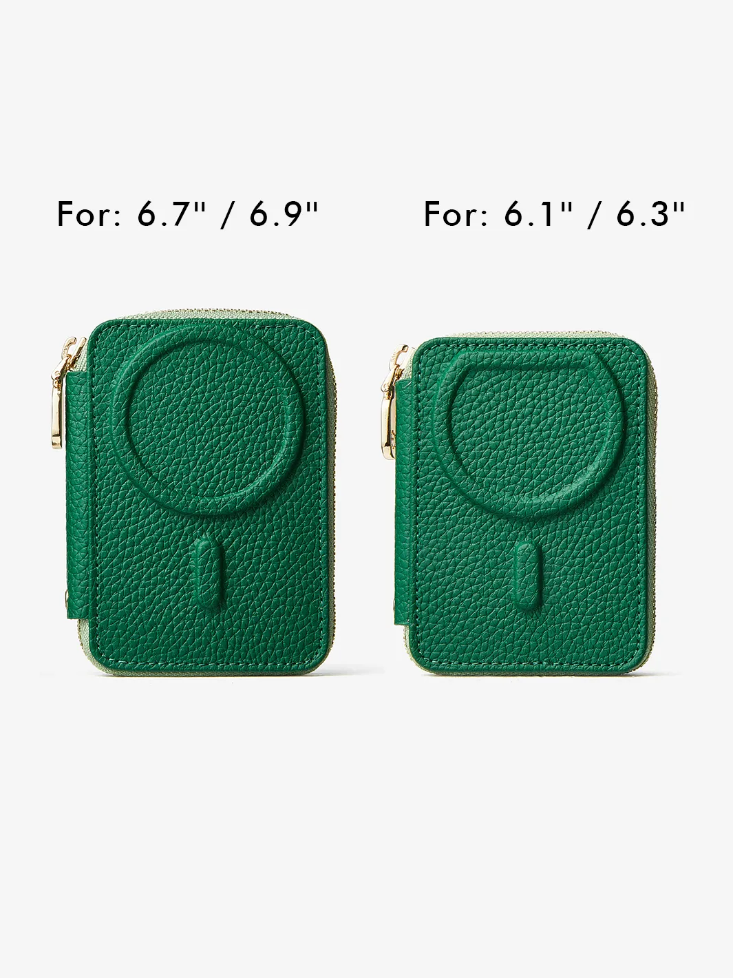 Original Design Set- Wireless Charging Webbing Crossbody Phone Case Round Pouch Set