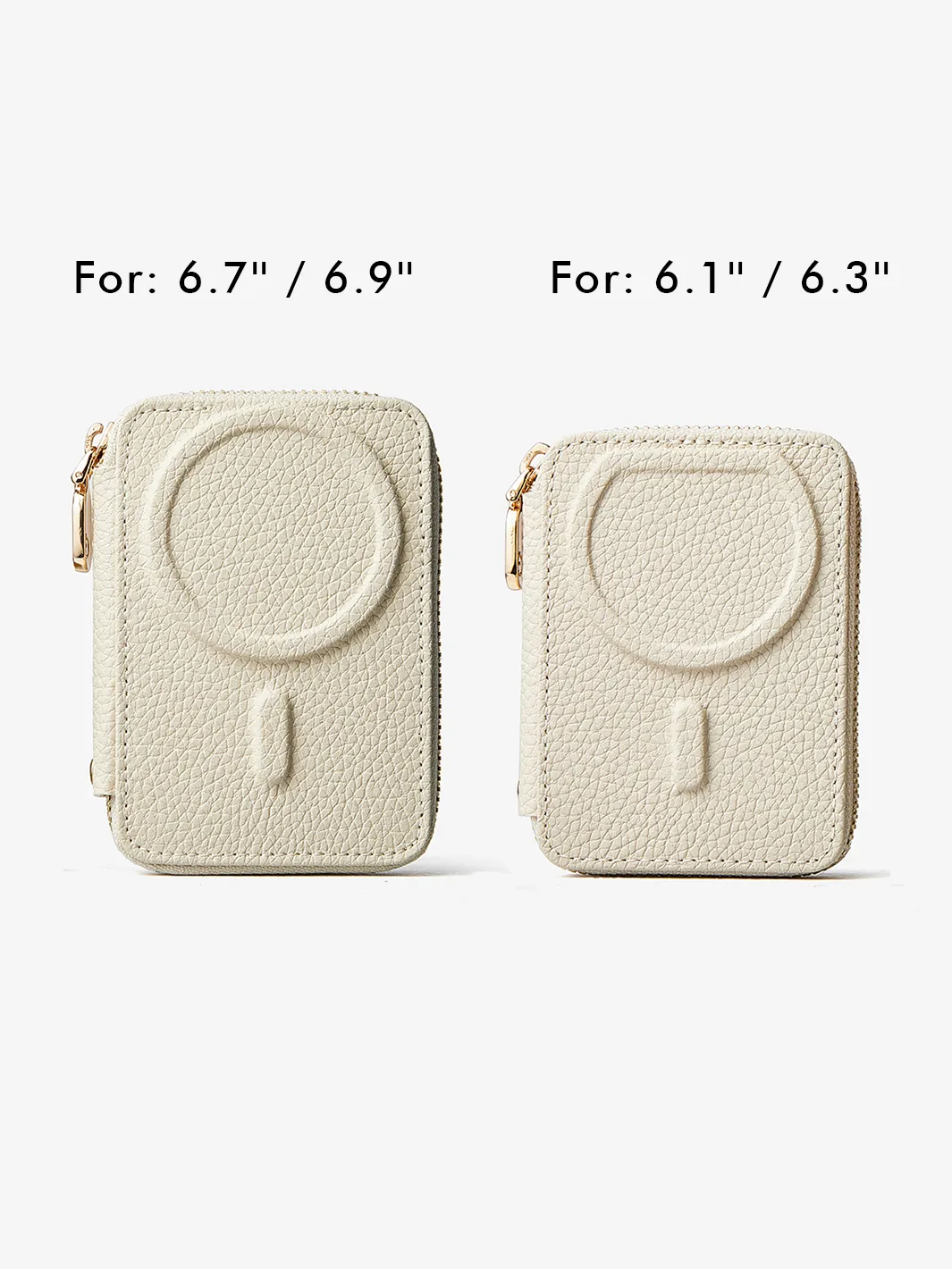 Original Design Set- Wireless Charging Webbing Crossbody Phone Case Round Pouch Set