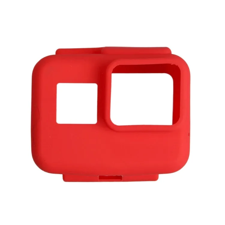 Original for GoPro HERO5 Silicone Border Frame Mount Housing Protective Case Cover Shell(Red)