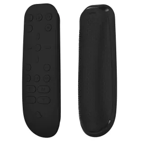 PlayVital Black Silicone Protective Remote Case for PS5 Media Remote Cover, Ergonomic Design Full Body Protector Skin for PS5 Remote Control - PFPJ035