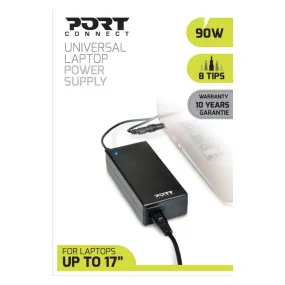 Port Power Supply Universal 90 Watt 11 Detachable Tips 900007