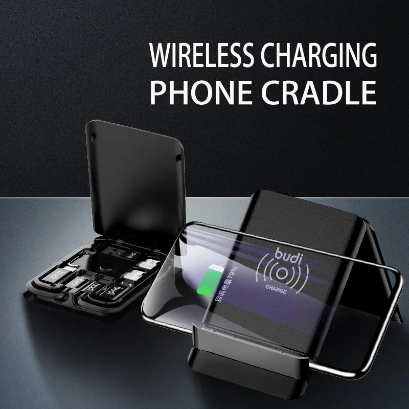 Portable Cable Box with Wireless Charger