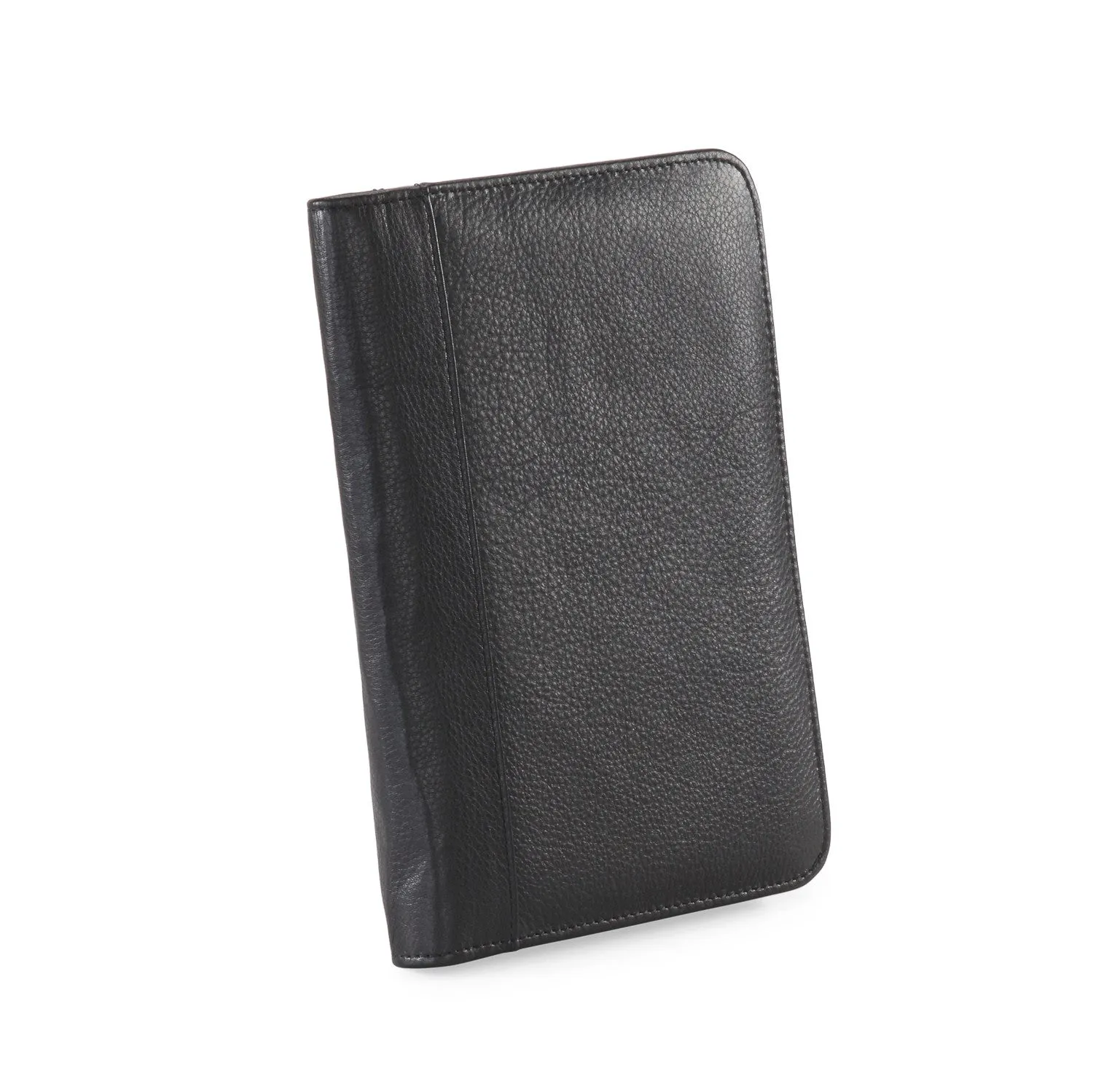 Pratico - leather A5 zip around Organizer #OS01 Black