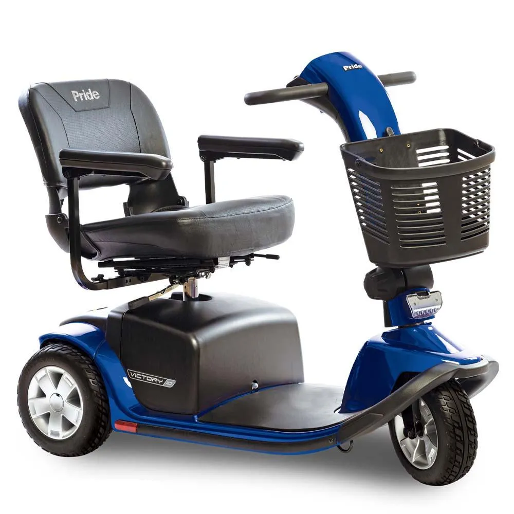 Pride Mobility Victory 10 3 Wheel SC610 w/ U-1 Batteries Mobility Scooter