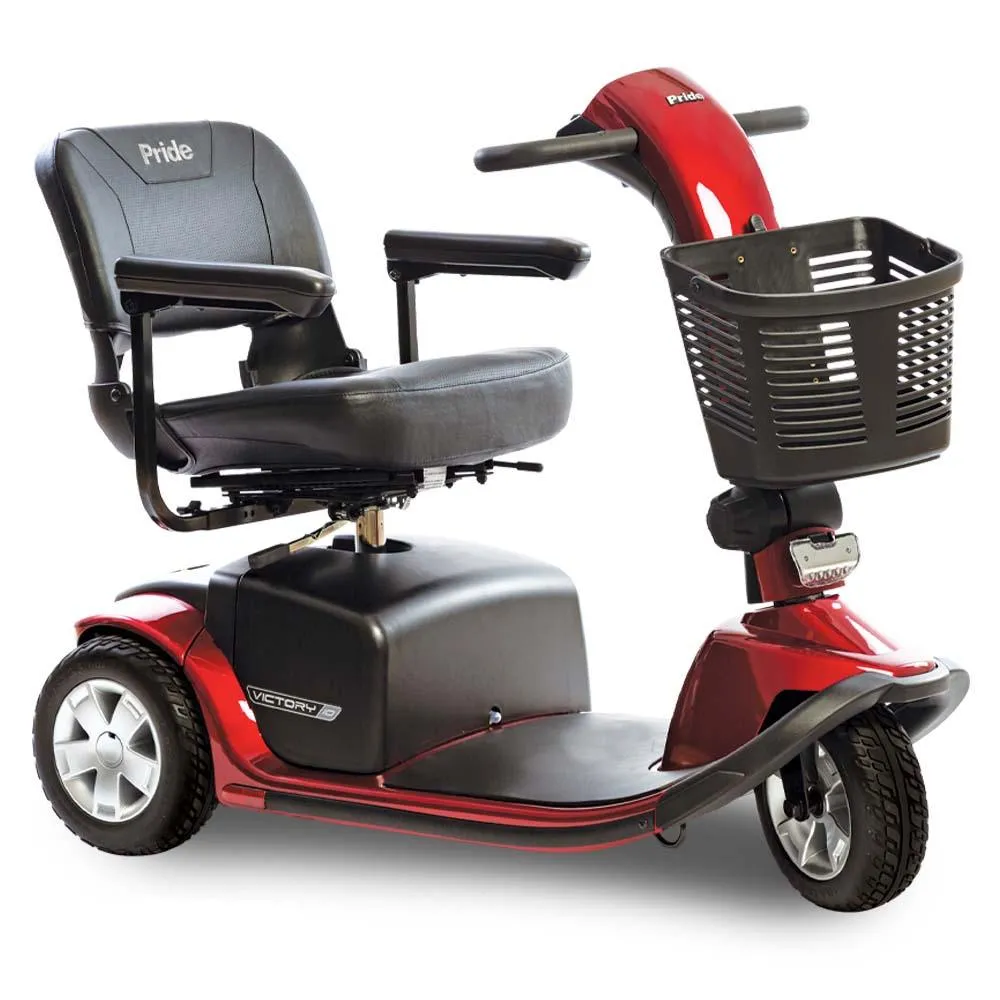 Pride Mobility Victory 10 3 Wheel SC610 w/ U-1 Batteries Mobility Scooter