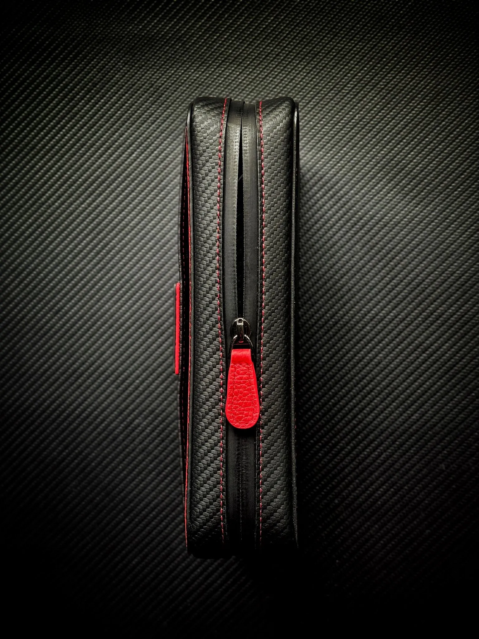 Project Carbon Cigar Case Black/Red Carbon (2024 VERSION)