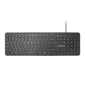 Promate EasyKey-4 Ultra-Slim Quiet Key Wired Keyboard