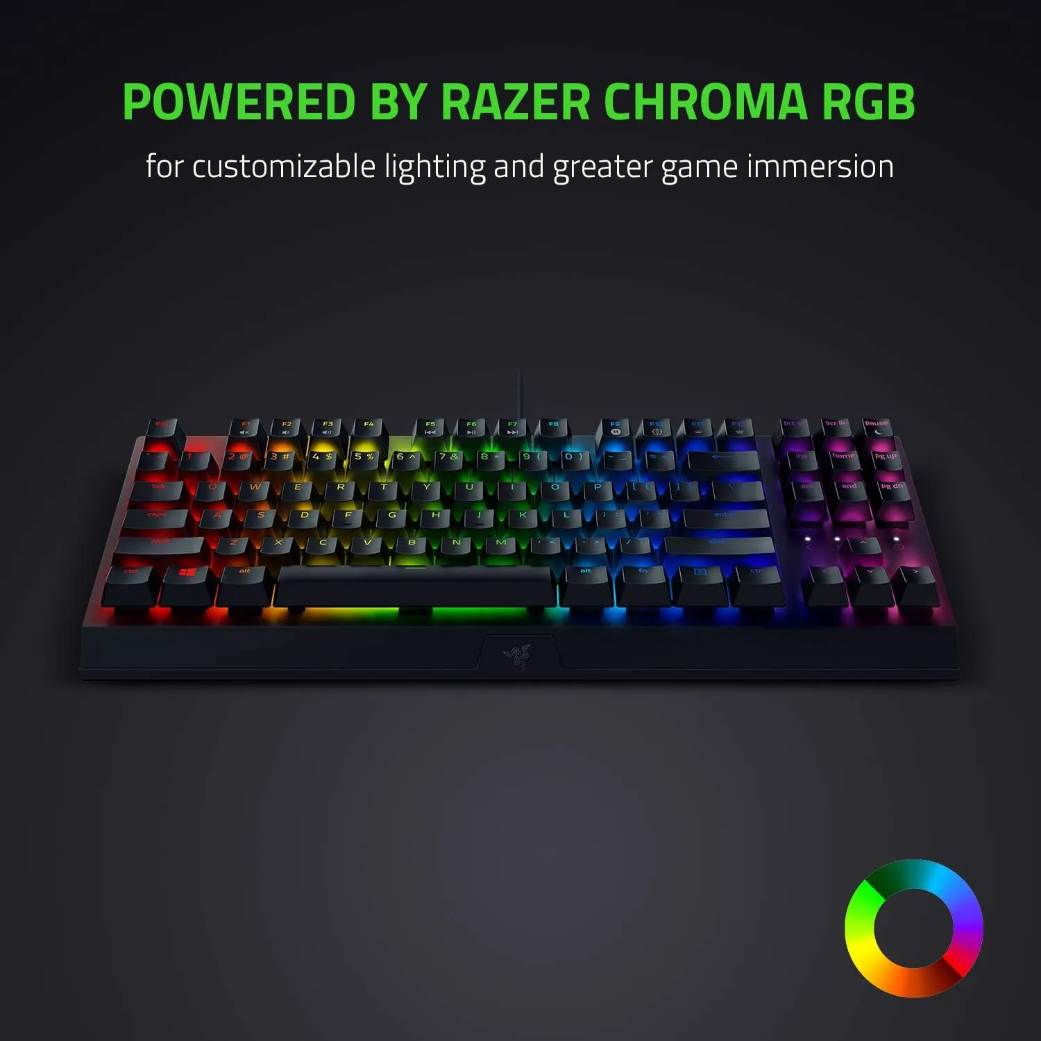 【RAZER 電競產品 – 十二月優惠】Razer BlackWidow V3 Tenkeyless (黃軸) 電競遊戲鍵盤 RZ03-03491800-R3M1