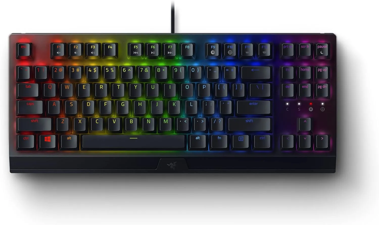 【RAZER 電競產品 – 十二月優惠】Razer BlackWidow V3 Tenkeyless (黃軸) 電競遊戲鍵盤 RZ03-03491800-R3M1