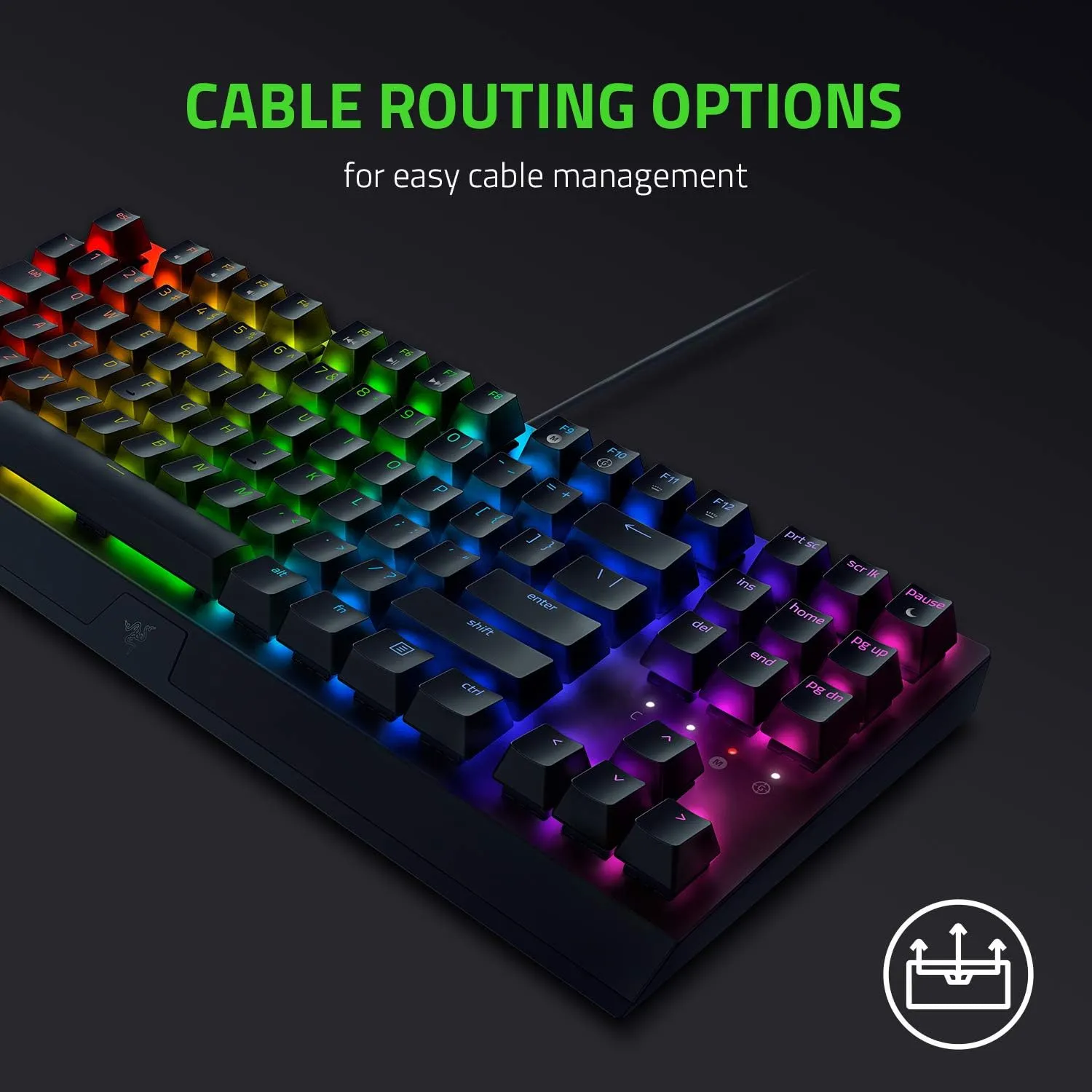 【RAZER 電競產品 – 十二月優惠】Razer BlackWidow V3 Tenkeyless (黃軸) 電競遊戲鍵盤 RZ03-03491800-R3M1