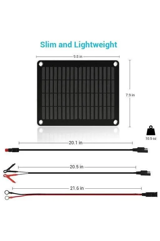 Renogy 5W Solar Battery Charger and Maintainer