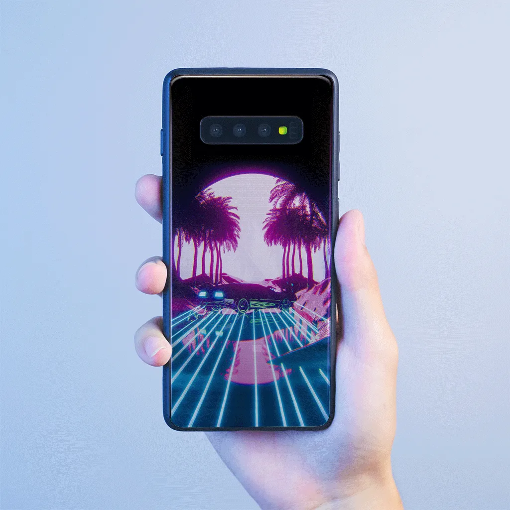 Retro Vibes LED Case for Samsung