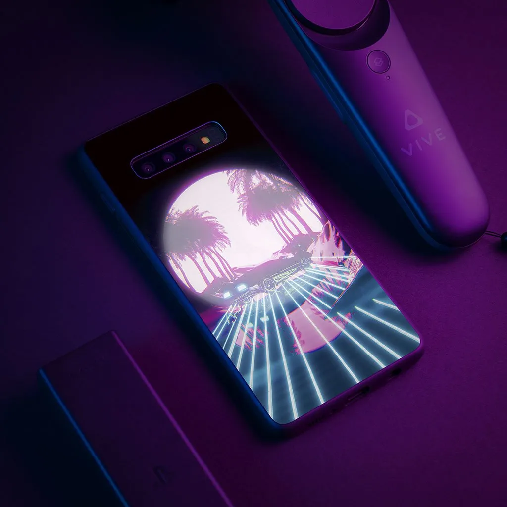 Retro Vibes LED Case for Samsung